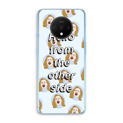 Hello: OnePlus 7T Transparant Hoesje