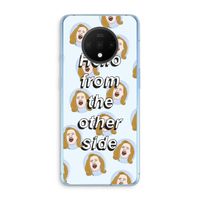Hello: OnePlus 7T Transparant Hoesje Hello: OnePlus 7T Transparant Hoesje