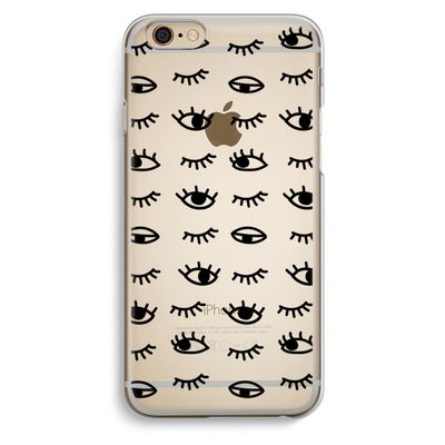 Eye pattern #2: iPhone 6 / 6S Transparant Hoesje