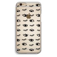 Eye pattern #2: iPhone 6 / 6S Transparant Hoesje Eye pattern #2: iPhone 6 / 6S Transparant Hoesje