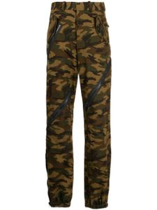 Monse pantalon camouflage à détail de zip - Vert