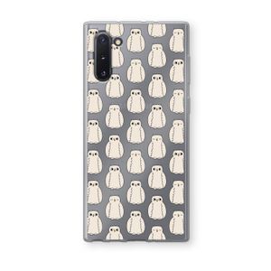 Uilen: Samsung Galaxy Note 10 Transparant Hoesje