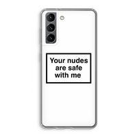 Safe with me: Samsung Galaxy S21 Transparant Hoesje