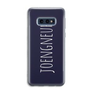 Joengneuh!: Samsung Galaxy S10e Transparant Hoesje