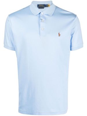 Polo Ralph Lauren polo à motif Polo Pony - Bleu