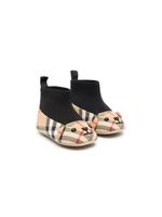 Burberry Kids chaussons Thomas Bear à motif Vintage Check - Tons neutres - thumbnail