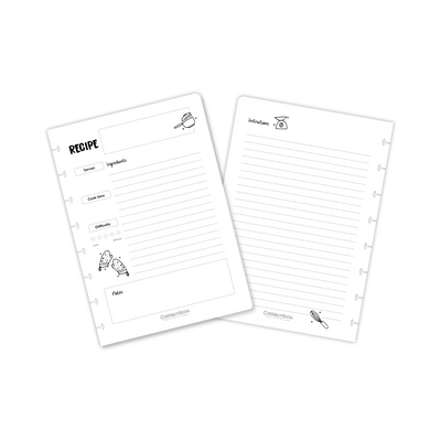 Correctbook A5 - recept pagina's