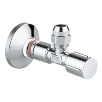 GROHE hoekstopkraan knel met teflon dichtingsring 1/2 x3/8 met metalen greep chroom 22039000 - thumbnail