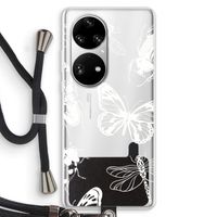 Tiny Bugs: Huawei P50 Pro Transparant Hoesje met koord