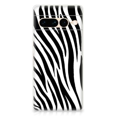 Google Pixel 7 Pro | TPU Hoesje | Zebra