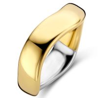 TI SENTO-Milano 12259SY Ring zilver goudkleurig 5 mm - thumbnail