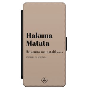 Samsung Galaxy S21 flipcase - Hakuna Matata