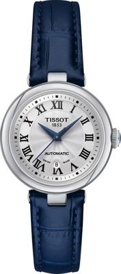 Horlogeband Tissot T600047888 Leder Blauw 14mm