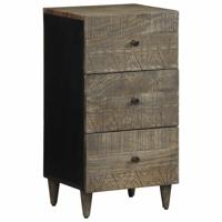 Dressoir 40x33x75 cm massief mangohout