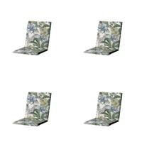 Stapelstoel kussen universeel outdoor Bliss blauw (4 stuks) Madison - Madison