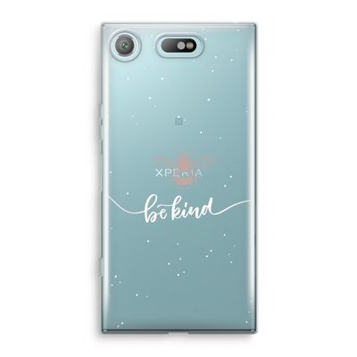 Be(e) kind: Sony Xperia XZ1 Compact Transparant Hoesje
