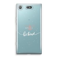 Be(e) kind: Sony Xperia XZ1 Compact Transparant Hoesje