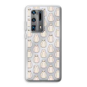 Uilen: Huawei P40 Pro Plus Transparant Hoesje
