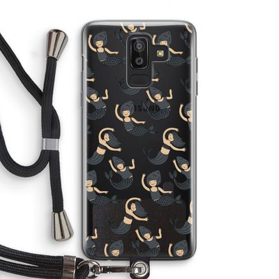 Zeemeermin: Samsung Galaxy J8 (2018) Transparant Hoesje met koord