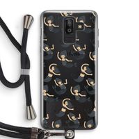 Zeemeermin: Samsung Galaxy J8 (2018) Transparant Hoesje met koord