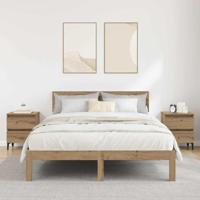 Bedkasten 2 stuks Ambachtelijk Eiken 40x35x50 cm Geengineerd Hout