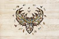Eco Wood Houten Legpuzzel Uil Size L