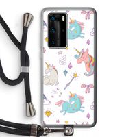 Fantasiewereld: Huawei P40 Pro Transparant Hoesje met koord