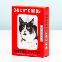 3D Speelkaarten - Katten - thumbnail