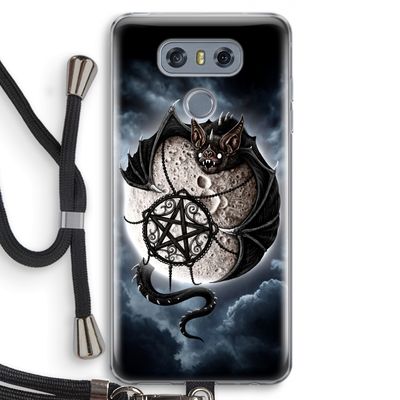 Volle maan: LG G6 Transparant Hoesje met koord