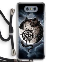 Volle maan: LG G6 Transparant Hoesje met koord