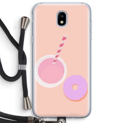 Donut: Samsung Galaxy J5 (2017) Transparant Hoesje met koord