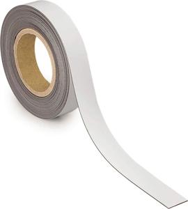Beschrijfbaar magneetband 10mx30mm wit Maul