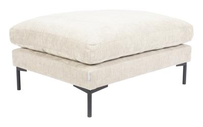 Zuiver Hocker 'Summer' kleur Crème
