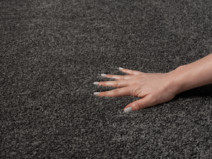 Karpet24 Vloerkleed Laagpolig Effen Antraciet-140 x 200 cm