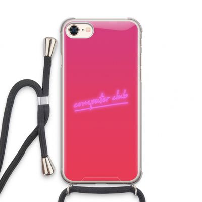 Vice Glow: iPhone 7 Transparant Hoesje met koord