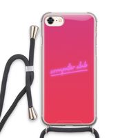 Vice Glow: iPhone 7 Transparant Hoesje met koord