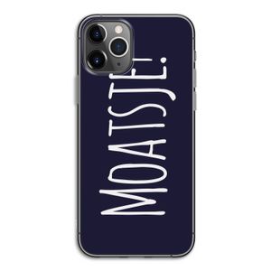 Moatsje!: iPhone 11 Pro Transparant Hoesje