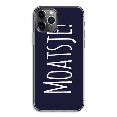 Moatsje!: iPhone 11 Pro Transparant Hoesje