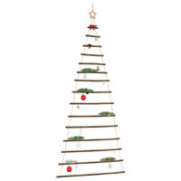 Hangende kerstboom met topster 100x210 cm naturel tak