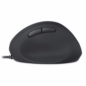 Perixx Perimice-519 Ergonomische muis USB Optisch Zwart 6 Toetsen 1600 dpi Ergonomisch