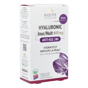 Biocyte Hyaluronic Dag-Nacht 400mg 30+30 Capsules