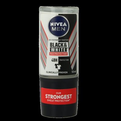 Men deodorant roller black & white max protection 50 Milliliter