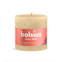 Bolsius rustiekkaars 100/100mm beige