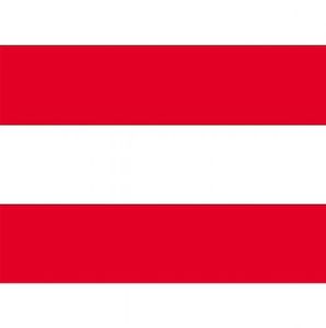 Stickertjes van vlag van Oostenrijk   -