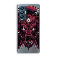 Hell Hound and Serpents: Oppo Find X3 Neo Transparant Hoesje