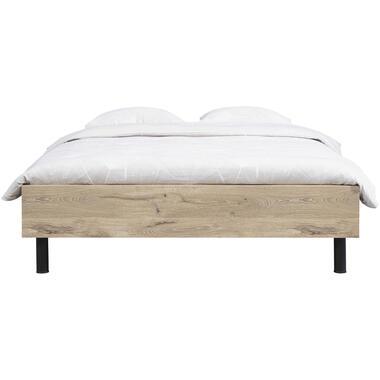 Bed Nova Comfort - eikenkleur - 160x200 cm - Leen Bakker