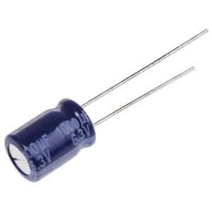 Panasonic Elektrolytische condensator Radiaal bedraad 3.5 mm 1000 µF 6.3 V 20 % (Ø) 8 mm 1 stuk(s)