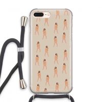 You're so golden: iPhone 8 Plus Transparant Hoesje met koord