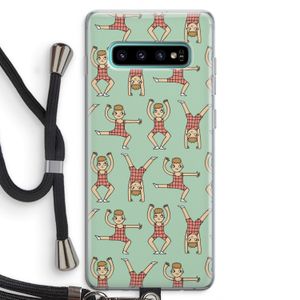 Gymboys: Samsung Galaxy S10 Plus Transparant Hoesje met koord