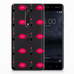 Nokia 5 TPU bumper Lipstick Kiss